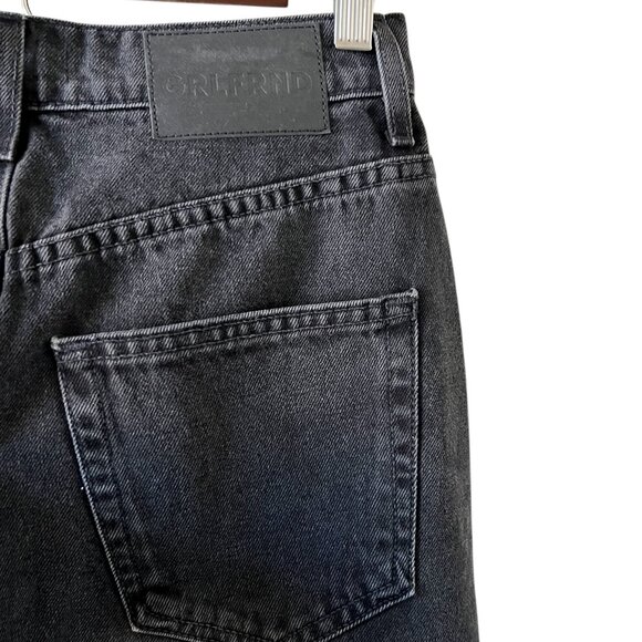 GRLFRND Amara Denim Maxi Pencil Skirt With Back Slit In Loleta Size 24 - Picture 13 of 16